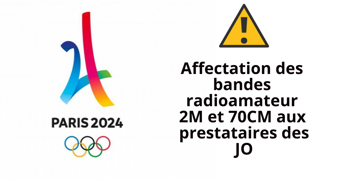 Les bandes radioamateur affectées aux JO 2024 – HamLab